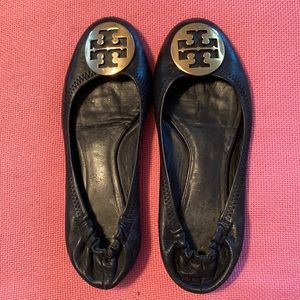 Black Tory Burch Flats